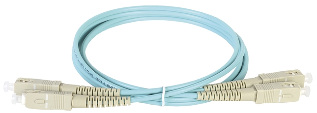 Патч-корд оптический 50/125 (OM3) SC/UPC-SC/UPC (Duplex) 1м