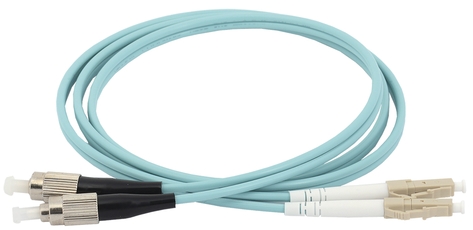 Патч-корд оптический 50/125 (OM3) FC/UPC-LC/UPC (Duplex) 100м