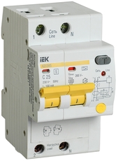 Выключатель автоматический дифференциальный АД12MS 2Р 25А 100мА C