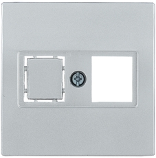 Накладка компьютерная RJ45 Cat5e/6 BOLERO серебряный
