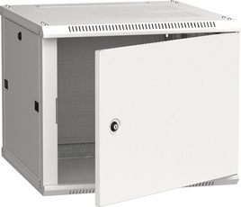 Шкаф настенный 19' LINEA W 6U 600x600мм металлическая дверь RAL7035