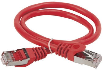 Патч-корд ITK категория 5е FTP 0.5м PVC красный