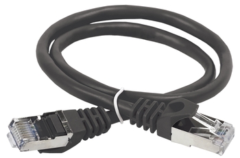 Патч-корд ITK категория 5е FTP 0.5м PVC черный