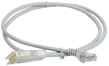 Патч-корд (коммутационный шнур) 110-RJ45 4 пары категория 5 серый (2м)