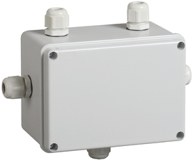 Коробка КМ41331 распаячная для открытой проводки 150х110х85мм IP55 (RAL7035 гермовводы PG11 5 шт)