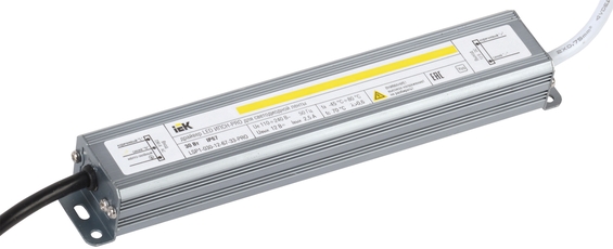 Драйвер светодиодный LED 30w 12v IP67 блок-шнур