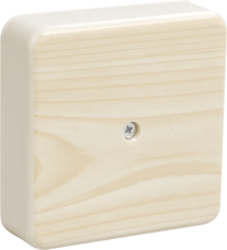 Коробка клеммная 75х75х20 светло-коричневая IP20 КМ41212-03