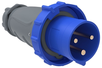 Вилка переносная ССИ-033 63А-6ч/200-250В 2Р+РЕ IP67 MAGNUM