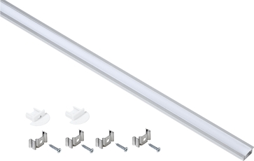 Профиль алюм. для LED ленты 2207 встр. трап. 2м к-т опал IEK