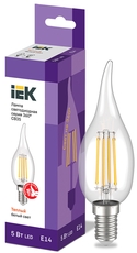 Лампа LED CВ35 5Вт 230В 3000К E14 серия 360° IEK