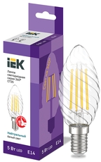 Лампа LED CT35 свеча 5Вт 230В 4000К E14 серия 360° IEK