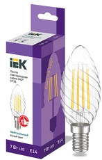 Лампа LED CT35 свеча 7Вт 230В 4000К E14 серия 360° IEK