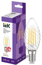 Лампа LED CT35 свеча 5Вт 230В 3000К E27 серия 360° IEK
