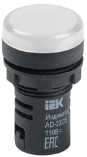 Лампа AD22DS(LED)матрица d22мм белый 110В AC/DC  ИЭК