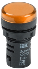 Лампа AD22DS(LED)матрица d22мм желтый 110В AC/DC  ИЭК
