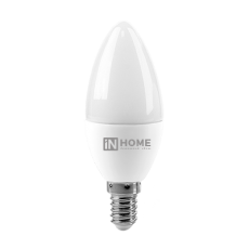 Лампа светодиодная LED-СВЕЧА-VC 4Вт 230В Е14 4000К 360Лм | 4690612030159 | IN HOME