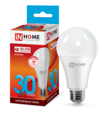 Лампа светодиодная LED-A70-VC 30Вт 230В Е27 4000К 2700Лм | 4690612024141 | IN HOME