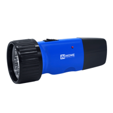 Фонарь прожекторный аккумуляторный MLA 01-C 5LED 120Lm 6ч 2 режима, з/у 230В СИНИЙ | 4690612031743 | IN HOME