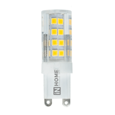 Лампа светодиодная LED-JCD-VC 3Вт 230В G9 3000К 260Лм | 4690612019857 | IN HOME