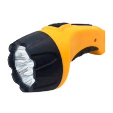 Фонарь прожекторный аккумуляторный MLA 02 4LED 120Lm 8ч 2 режима, з/у 230В ЧЕРНО-ЖЁЛТЫЙ | 4690612031767 | IN HOME