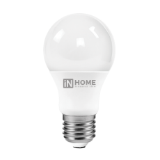 Лампа светодиодная LED-A60-VC 10Вт 230В Е27 3000К 900Лм | 4690612020204 | IN HOME