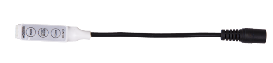 Мини-контроллер для светодиодной ленты LED RGB 12В/144Вт белый 3 штуки в упаковке | 1003614 | Jazzway