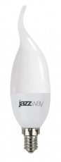 Лампа светодиодная LED 7Вт E14 220В 3000К PLED- SP CA37 свеча на ветру | 1027894-2 | Jazzway