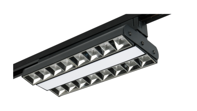 Светильник светодиодный трековый PTR 2260R 1F2S 60w 3000K 60°,120°,60° BL (чёрный) 280mm IP40 | .5039551 | Jazzway