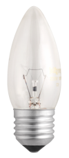 Лампа накаливания ЛОН 40Вт Е27 240В B35 clear | 3320546 | Jazzway