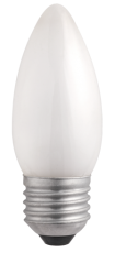 Лампа накаливания ЛОН 60Вт Е27 240В B35 frosted | 3320362 | Jazzway