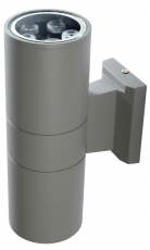 Светильник светодиодный архитектурный ДБУ PWL-26090/30D 2x5w 6500K GR IP65 фасадный | .1018601B | JAZZWAY