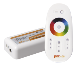 Контроллер для светодиодной ленты LED RGB PRC-4000RF 216/432Вт 12/24В IP20 белый | 1007957 | Jazzway