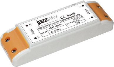 Драйвер для светодиодной ленты LED PPS CVP 12036 36Вт 12В IP20 | 1016355 | Jazzway