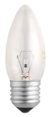 Лампа накаливания ЛОН 60Вт Е27 240В B35 clear | 3320331 | Jazzway