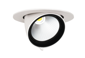 Светильник светодиодный встраиваемый downlight ДВО PLED DL4 40W 4000K 24° поворот White IP40 | .5021921 | Jazzway