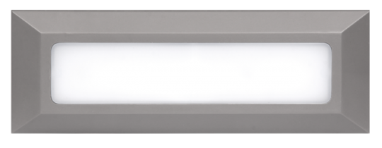 Светильник светодиодный архитектурный ДВУ PST/W S230080 5w 4000K GREY IP65 фасадный | 5005617 | Jazzway