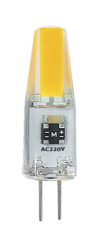 Лампа светодиодная LED 3Вт G4 220В 3000К PLED-G4 COB капсульная | 2857446 | Jazzway