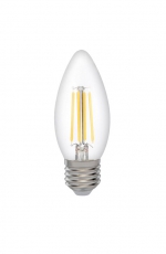 Лампа светодиодная PLED OMNI (филамент) C35 6w E27 3000K CL 230/50 | .5020481 | Jazzway
