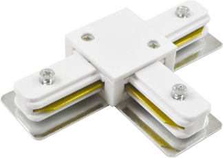 Коннектор для накладного шинопровода PTR CT-WH белый T-образный | 5010864 | Jazzway