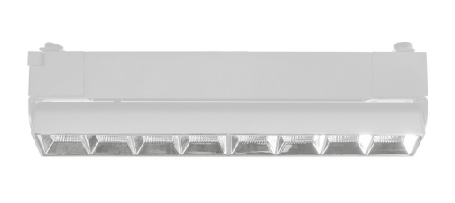 Светильник светодиодный трековый однофазный PTR 2120R 20w 4000K 60° WH (белый) 270мм IP40 | .5031586 | Jazzway