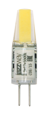 Лампа светодиодная LED 2,5Вт G4 12В 3000К PLED-G4 COB (LED driver!) капсульная | 2855749 | Jazzway