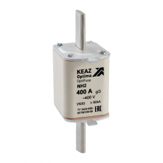 Вставка плавкая OptiFuse NH2-125-400AC-0-gG-УХЛ3 | 144756 | КЭАЗ