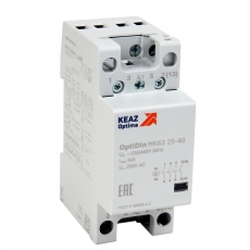 Контактор модульный OptiDin МК63-2520-24AC | 236778 | КЭАЗ