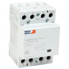Контактор модульный OptiDin МК63-4004-230AC | 114135 | КЭАЗ