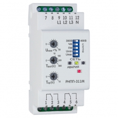 Реле контроля напряжения и фаз OptiDin РНПП-311М-24DC-УХЛ4 | 240051 | КЭАЗ