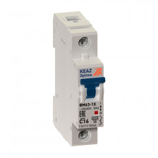 Выключатель автоматический однополюсный OptiDin BM63 25А K 6кА (BM63-1K25-УХЛ3) | 103606 | КЭАЗ