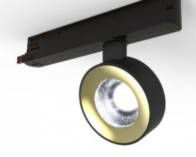 Светильник светодиодный трековый, угол пучка 25 град, черный TRACKLIGHT SPOT COMPACT D100 28 W 930 NFL BK | 4058075335929 | Ledvance
