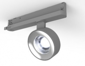 Светильник светодиодный трековый, угол пучка 36 град, серый TRACKLIGHT SPOT COMPACT D100 28 W 940 FL GY | 4058075336063 | Ledvance