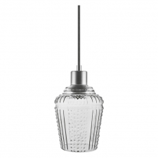Светильник подвесной серии Винтаж 1906 JAR Дымчато-серый IP 20 1906 CARVED PENDANT JAR G SM LEDV | 4058075217249 | Ledvance