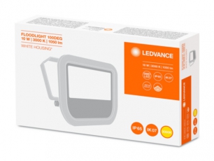 Прожектор светодиодный ДО-10Вт 3000К 1050Лм IP65 белый LEDVANCE | 4058075097384 | LEDVANCE